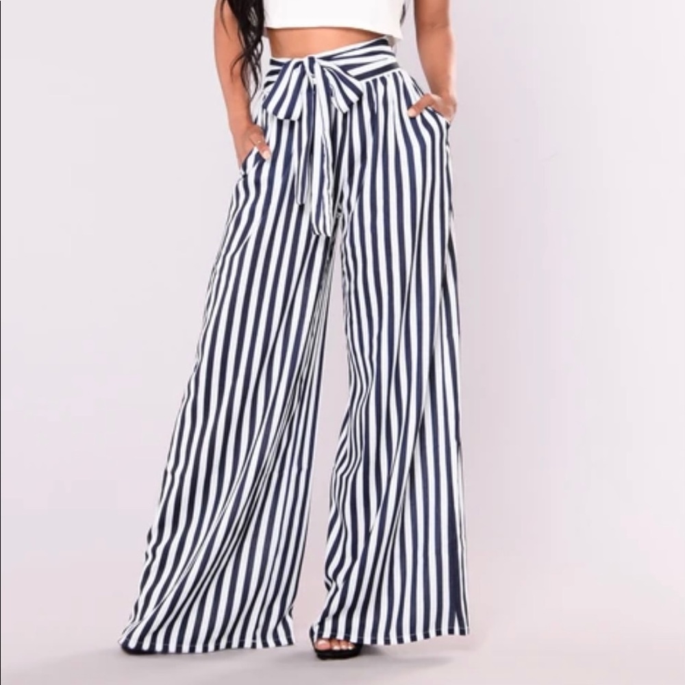 Fashion nova brea striped pant